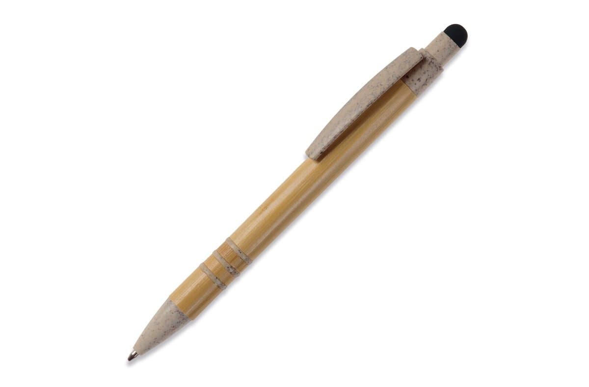 Ball pen bamboo and wheatstraw with stylus 3