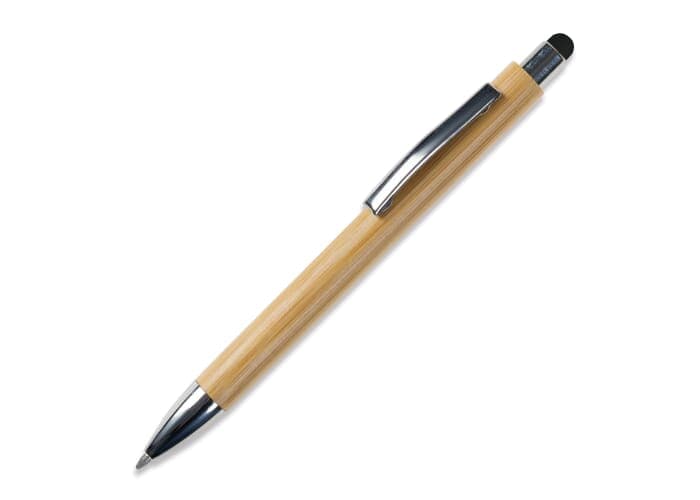 Ball pen New York bamboo with stylus 2