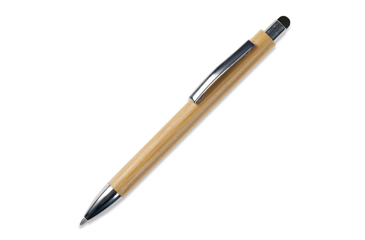 Ball pen New York bamboo with stylus 3