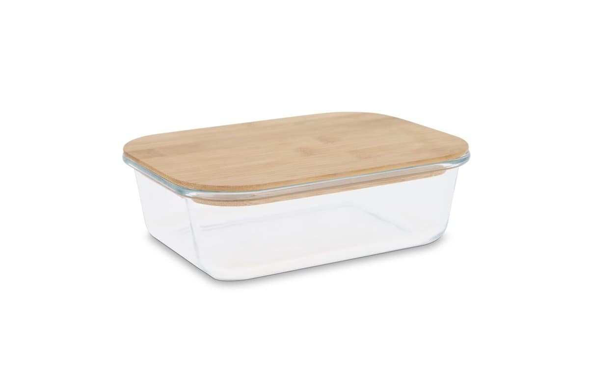 Lunch box glass with bamboo lid 3