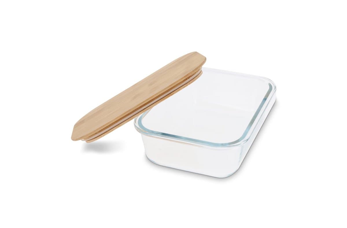 Lunch box glass with bamboo lid 5
