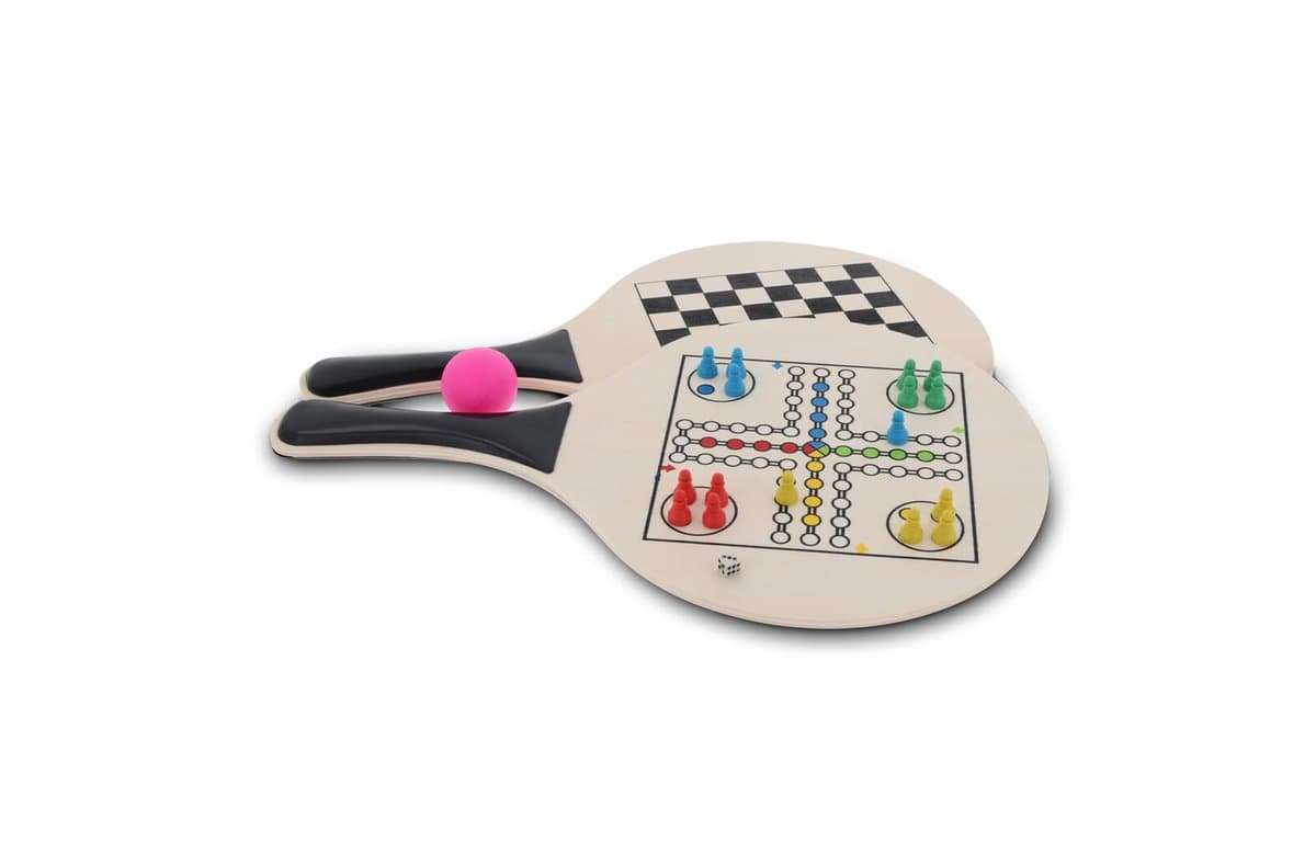MDF Beach Tennis with chess surface 3