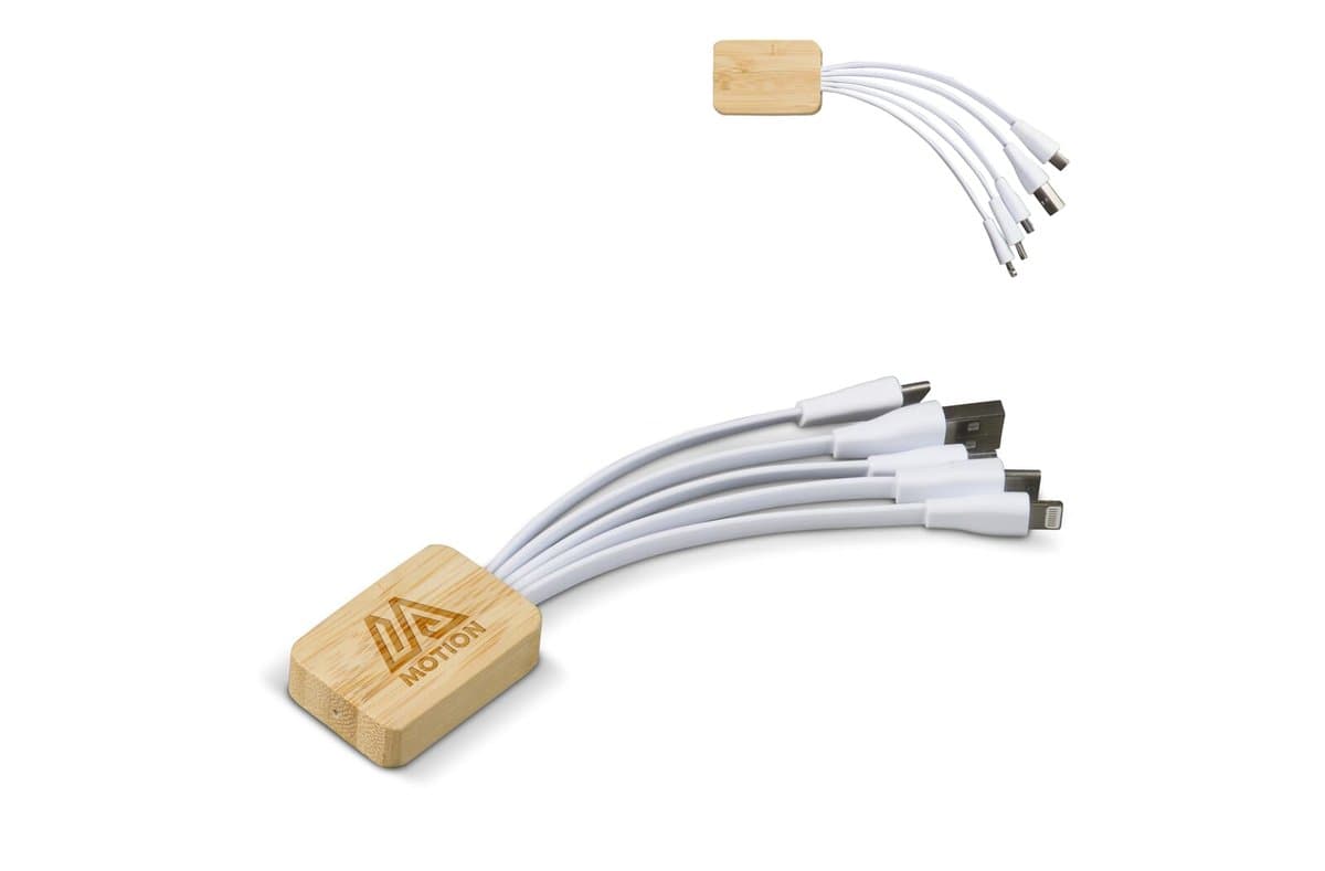 Charging cable bamboo with R-PET 1