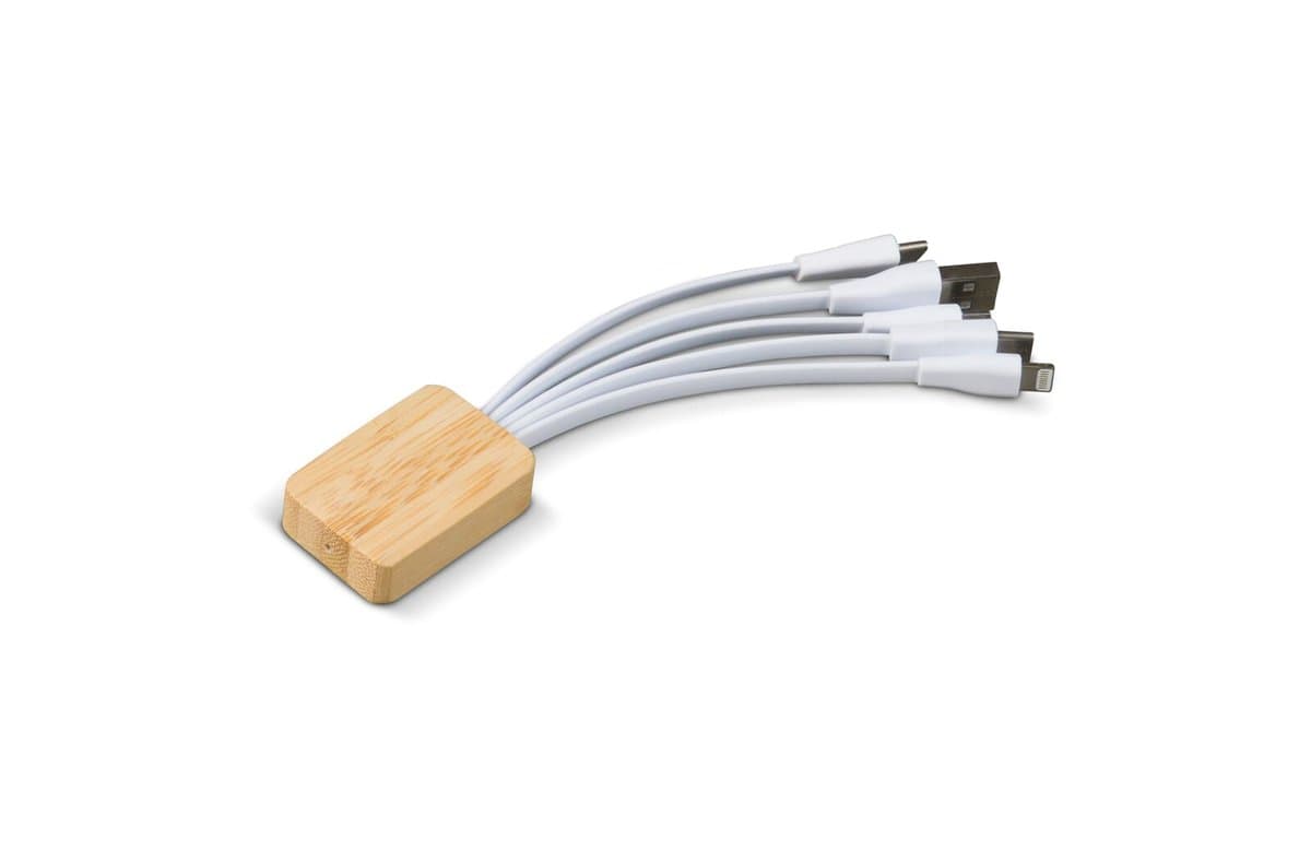 Charging cable bamboo with R-PET 2
