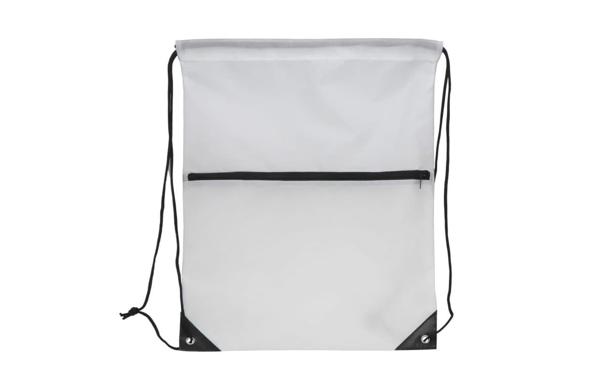 Drawstring bag 210T R-PET with zipper 4