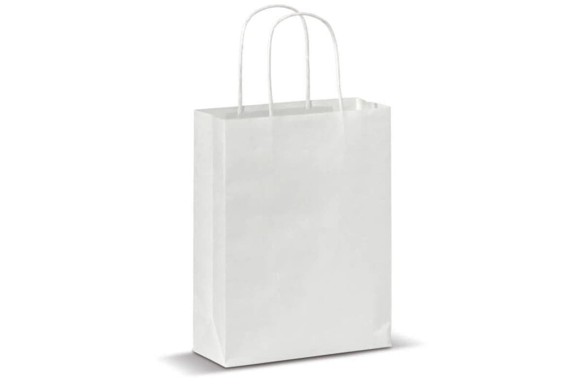 Paper bag with twisted handles 90g/m² 18x8x22cm 3