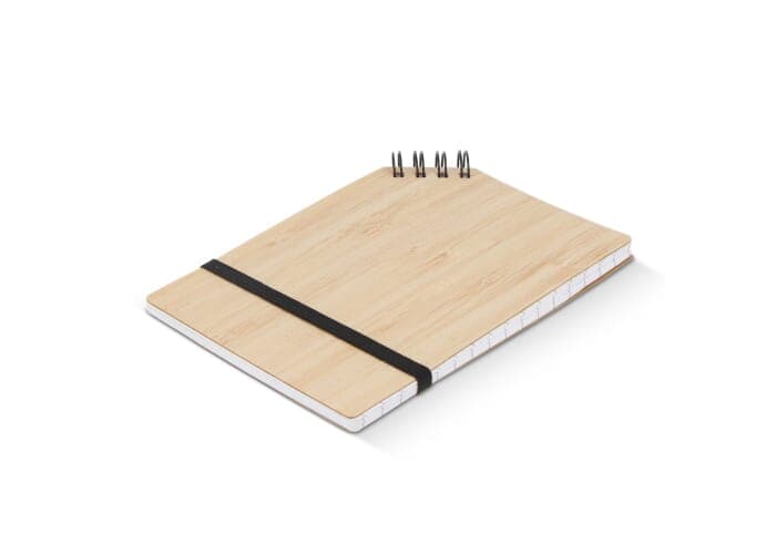Notebook bamboo corner bound A6 2