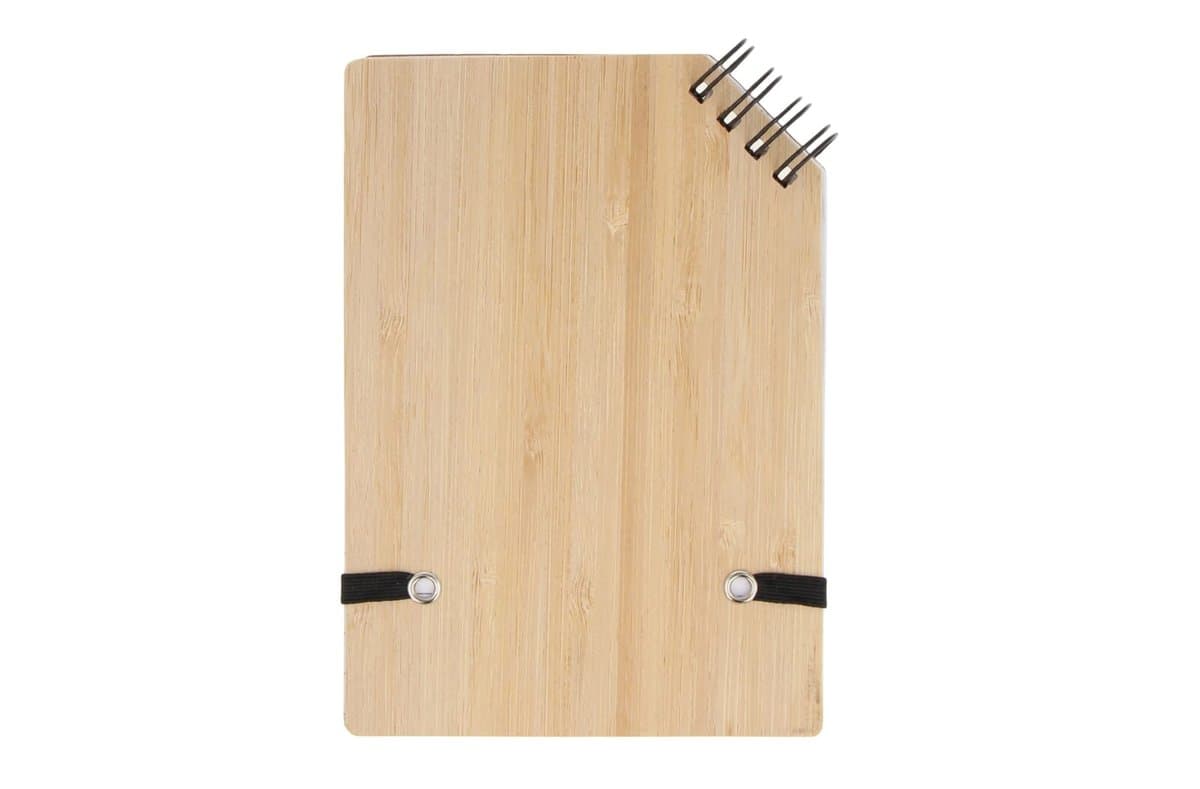 Notebook bamboo corner bound A6 4