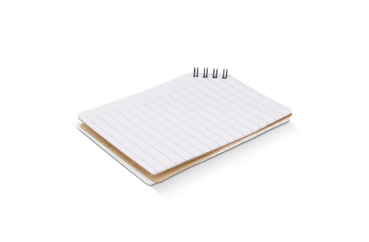 Notebook bamboo corner bound A6 5