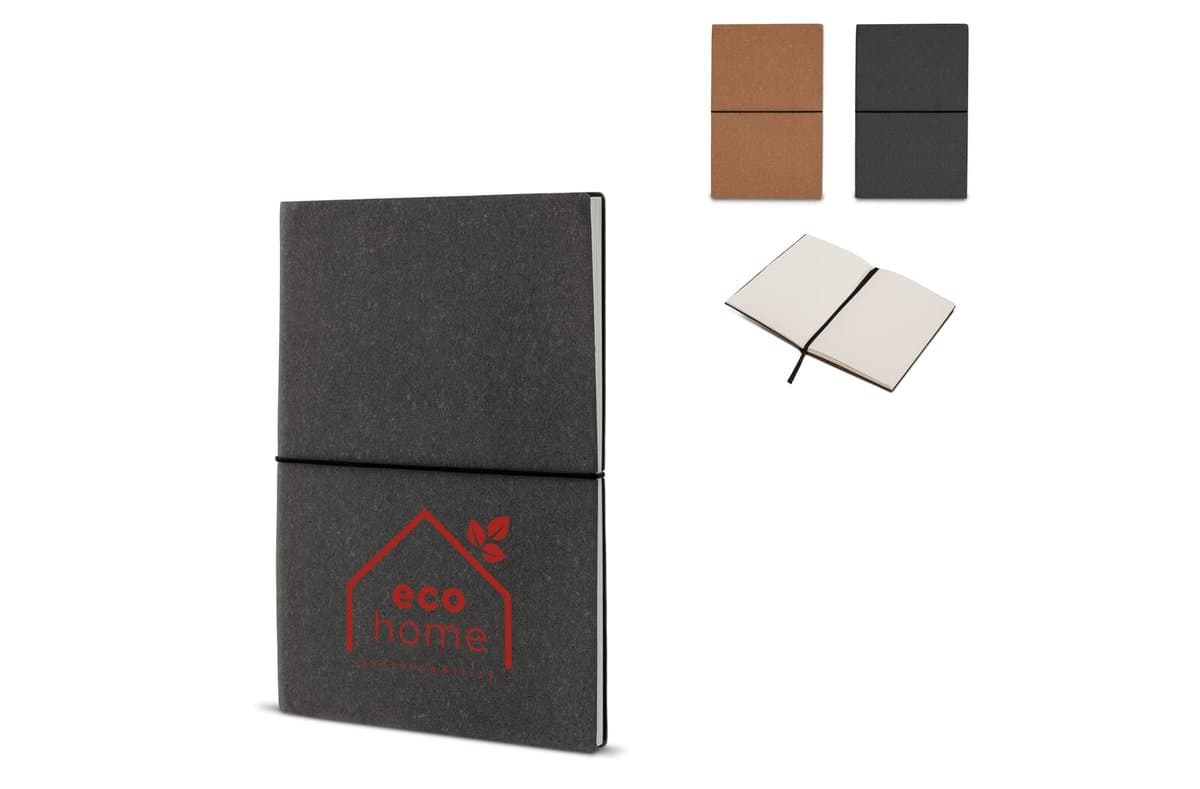 Recycled leather notebook A5