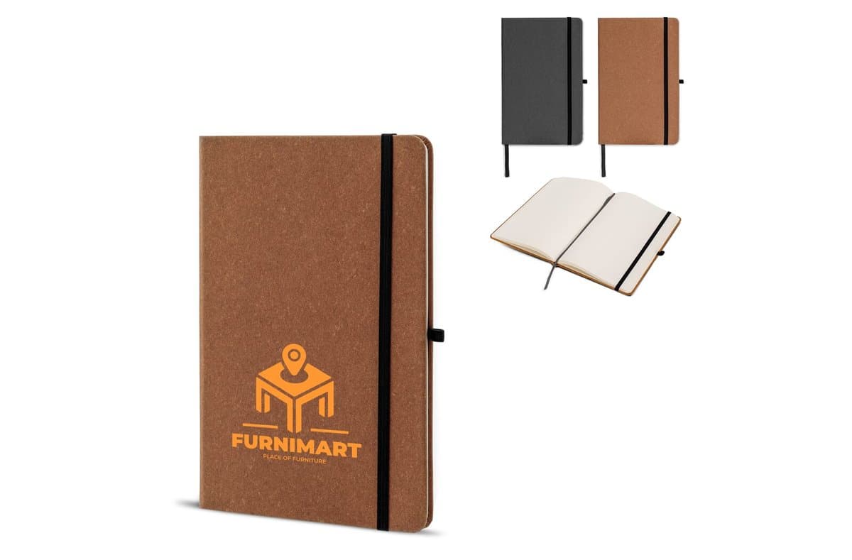 Recycled leather A5 hardcover