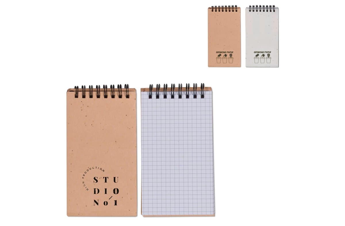 Seed paper adhesive notes set 1