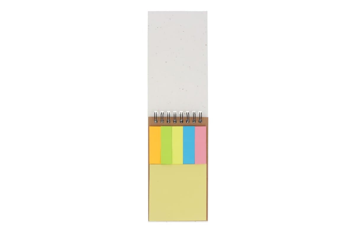 Seed paper adhesive notes set 5