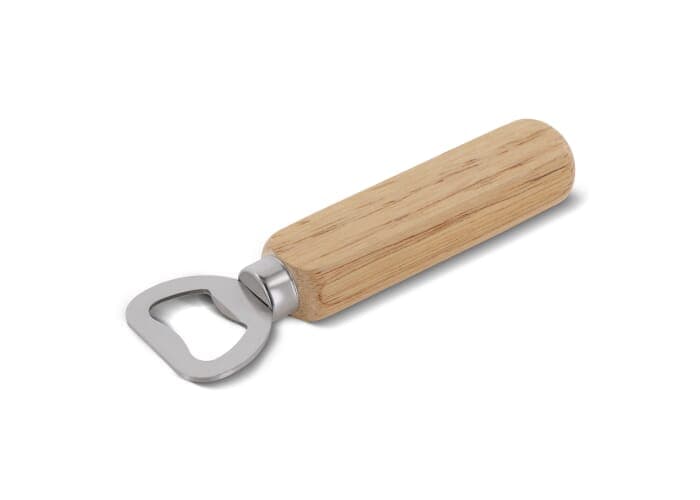 Bottle opener with wooden handle 2