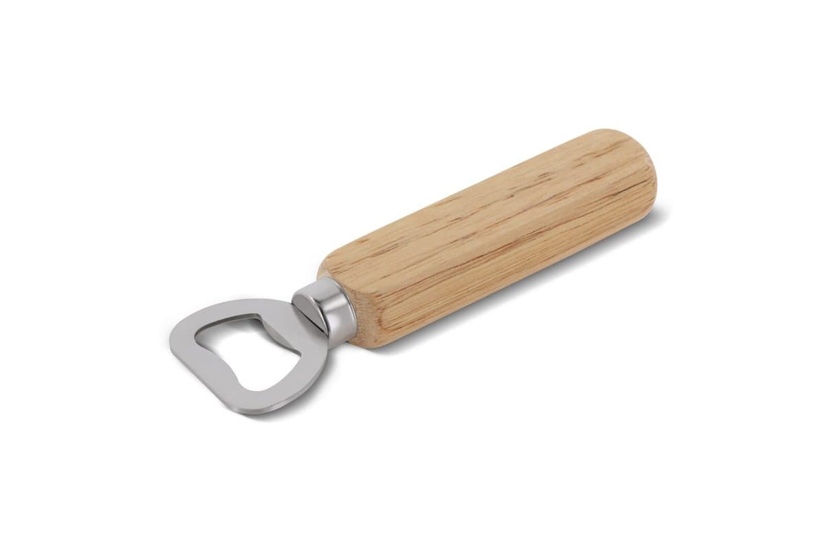 Bottle opener with wooden handle 3