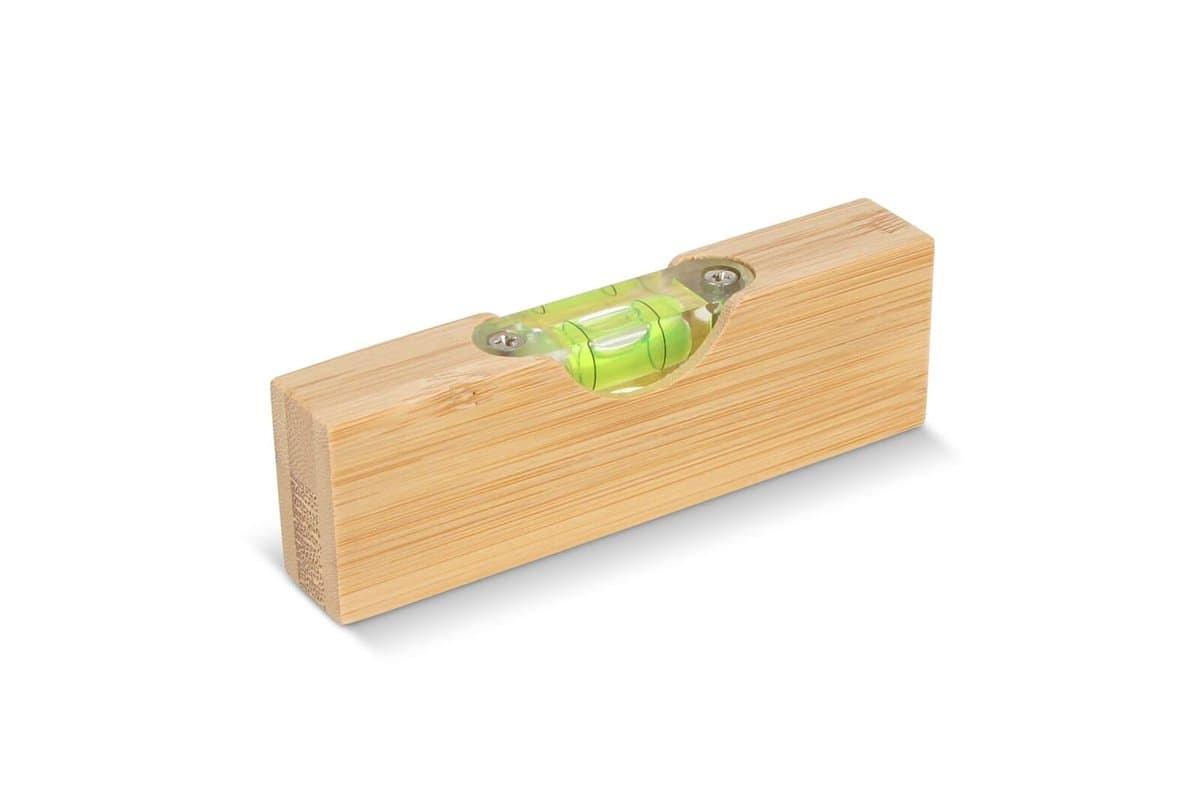 Bottle opener spirit level bamboo 3