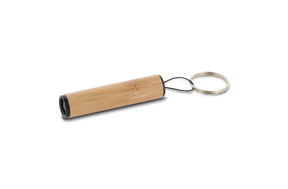 Flashlight keychain bamboo 3