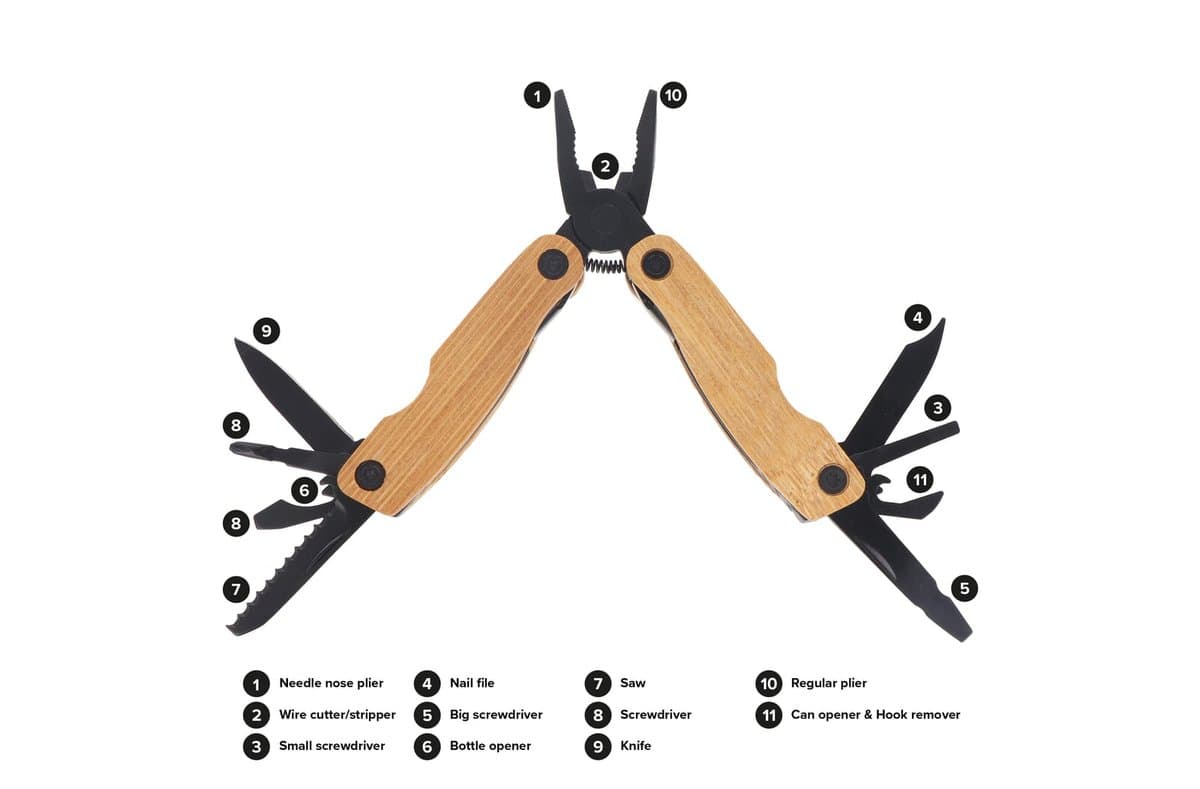 Multi-tool Bamboo 12 functions 5