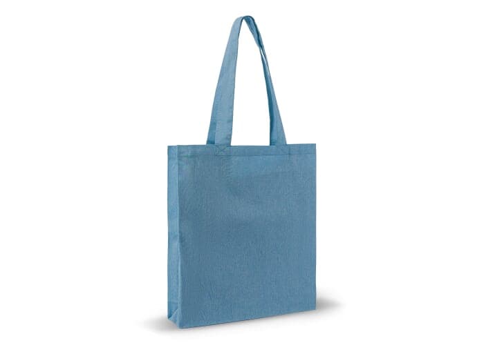 Shopping bag recycled cotton 38x42x10cm 2