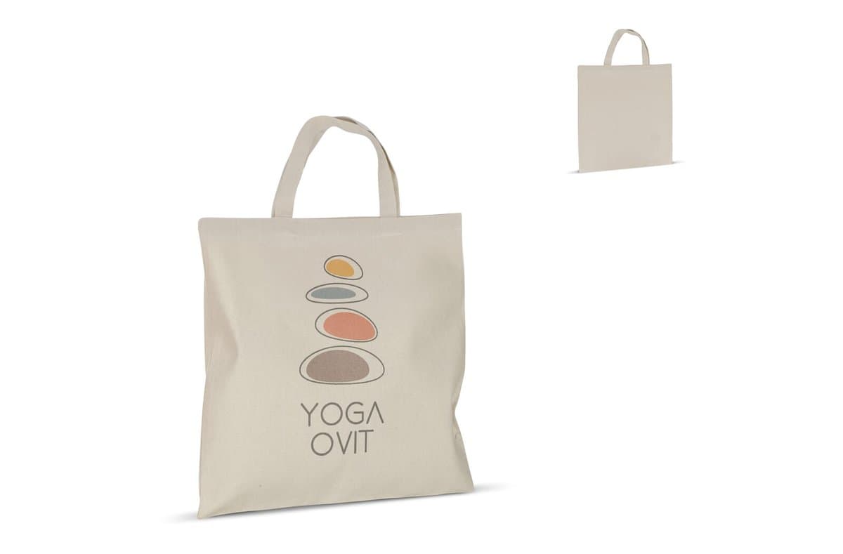 Bag OEKO-TEX® nature short 220g/m² 38x42 cm