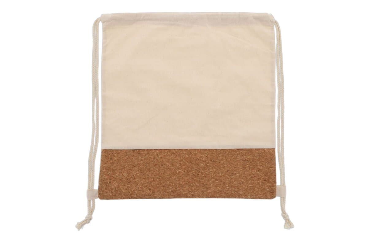 Drawstring bag Cork with cotton cords 38x41cm 4