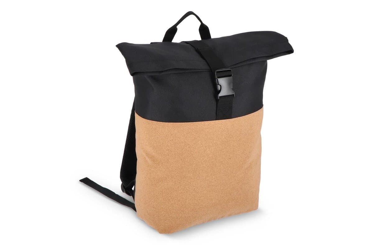 Rolltop backpack cork & R-PET 18L 3
