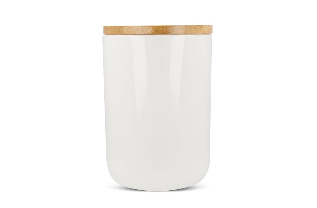 Canister Ceramic & Bamboo 900ml 5