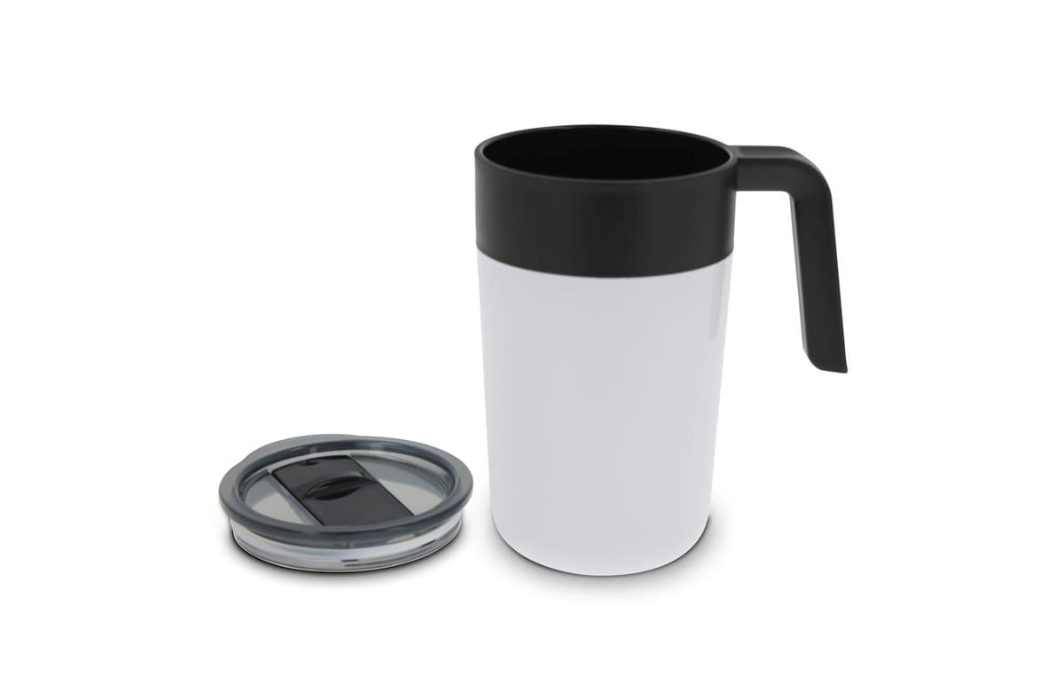 Double walled coffee mug 400ml 4