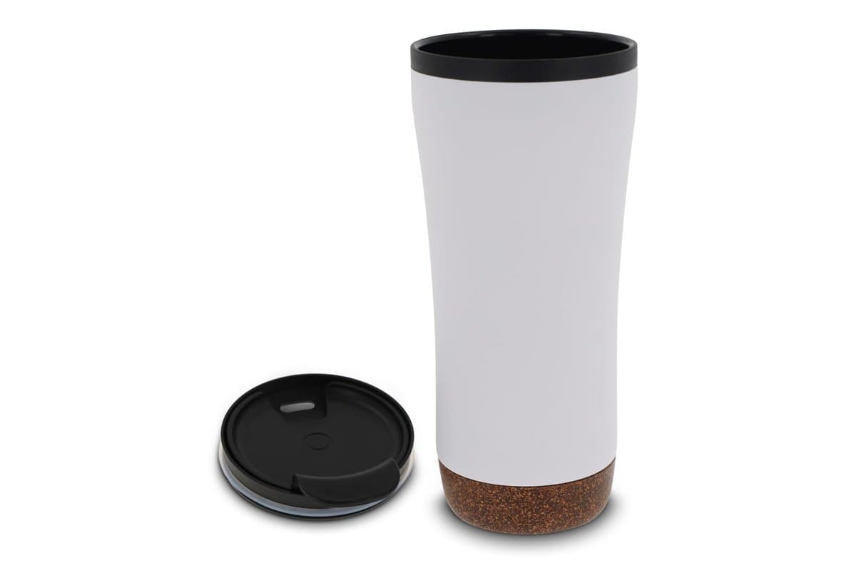 Double walled tumbler cork base 480ml 5