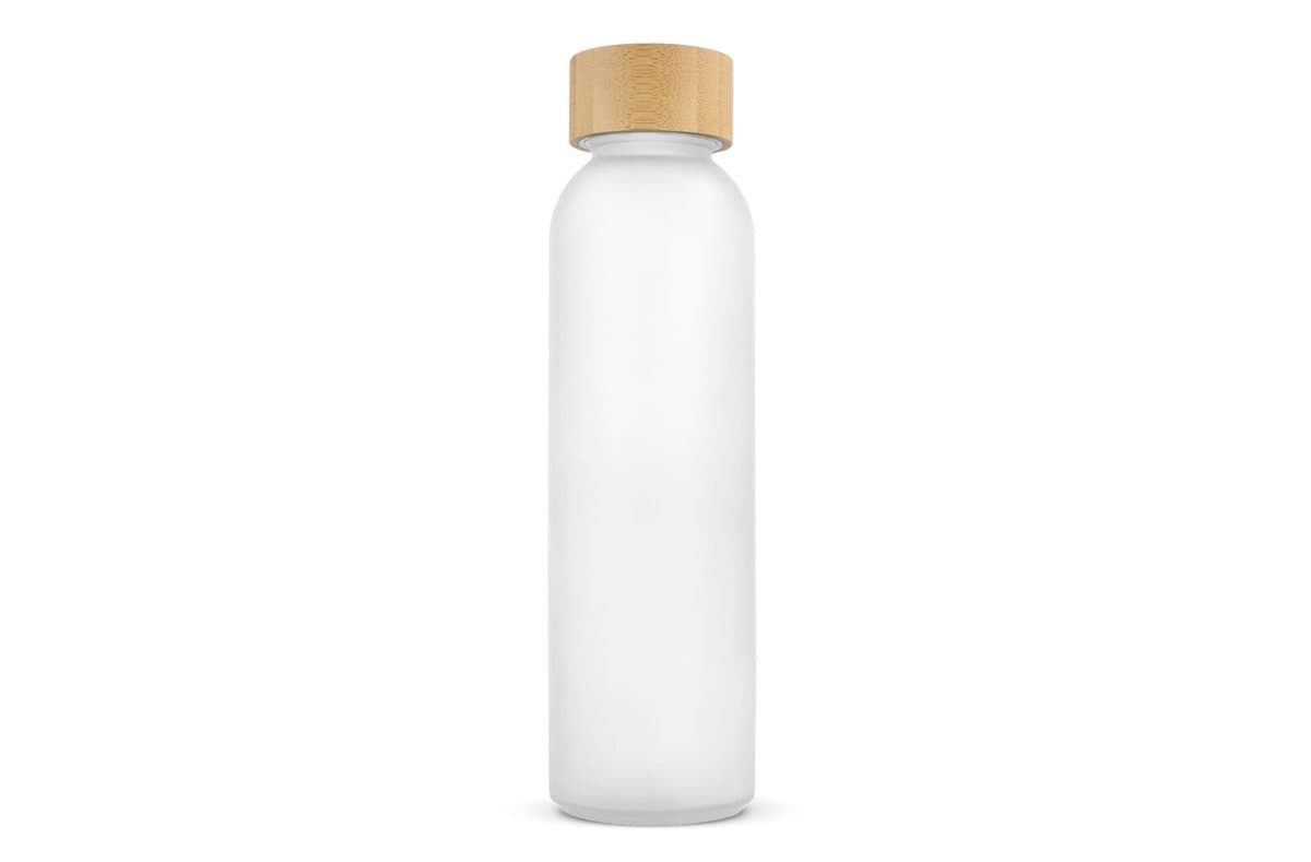 Water bottle glass & bamboo 500ml 5