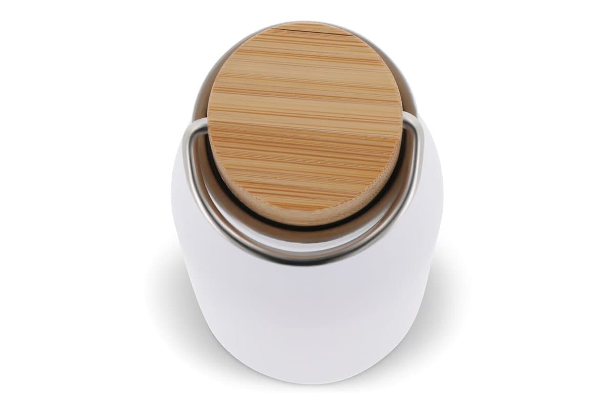 Thermo bottle with bamboo lid 500ml 4