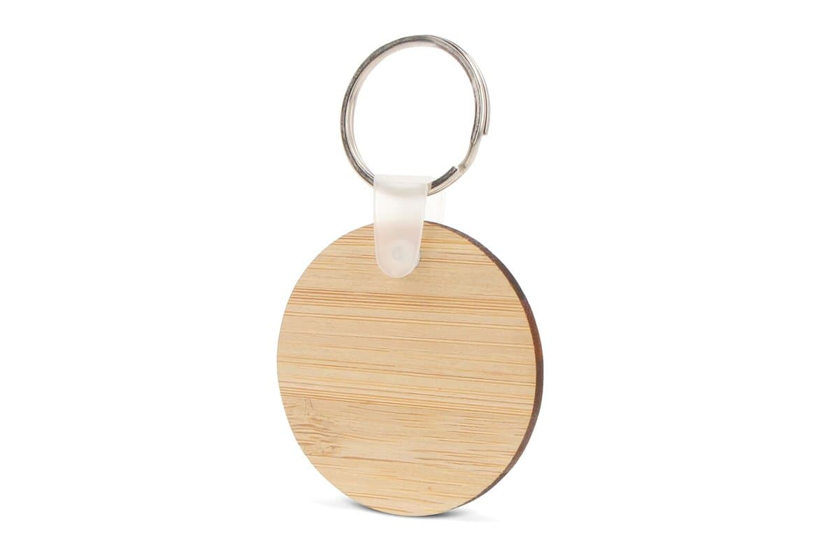 Keyring Bamboo round 3