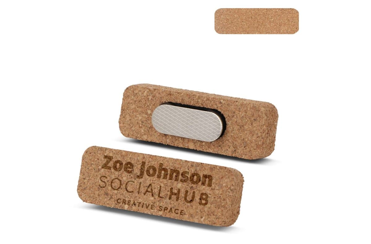 Badge Cork with magnet