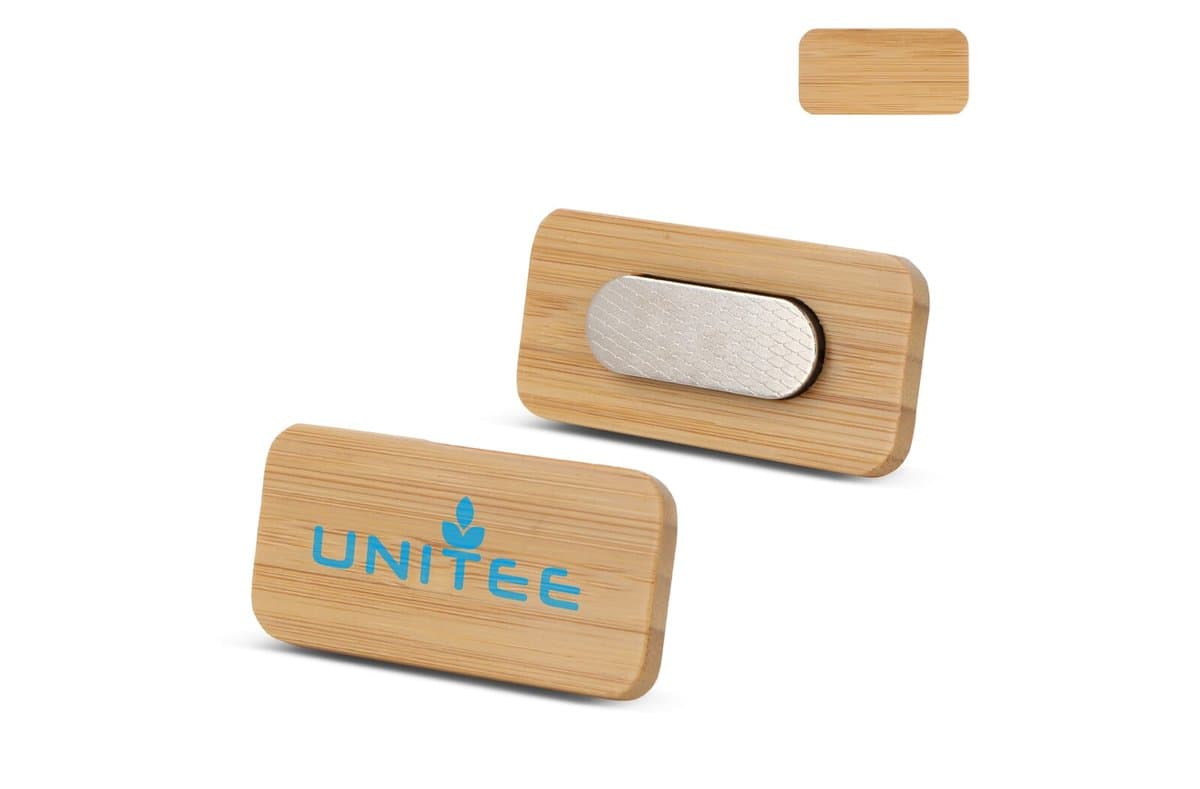 Badge Bamboo with magnet