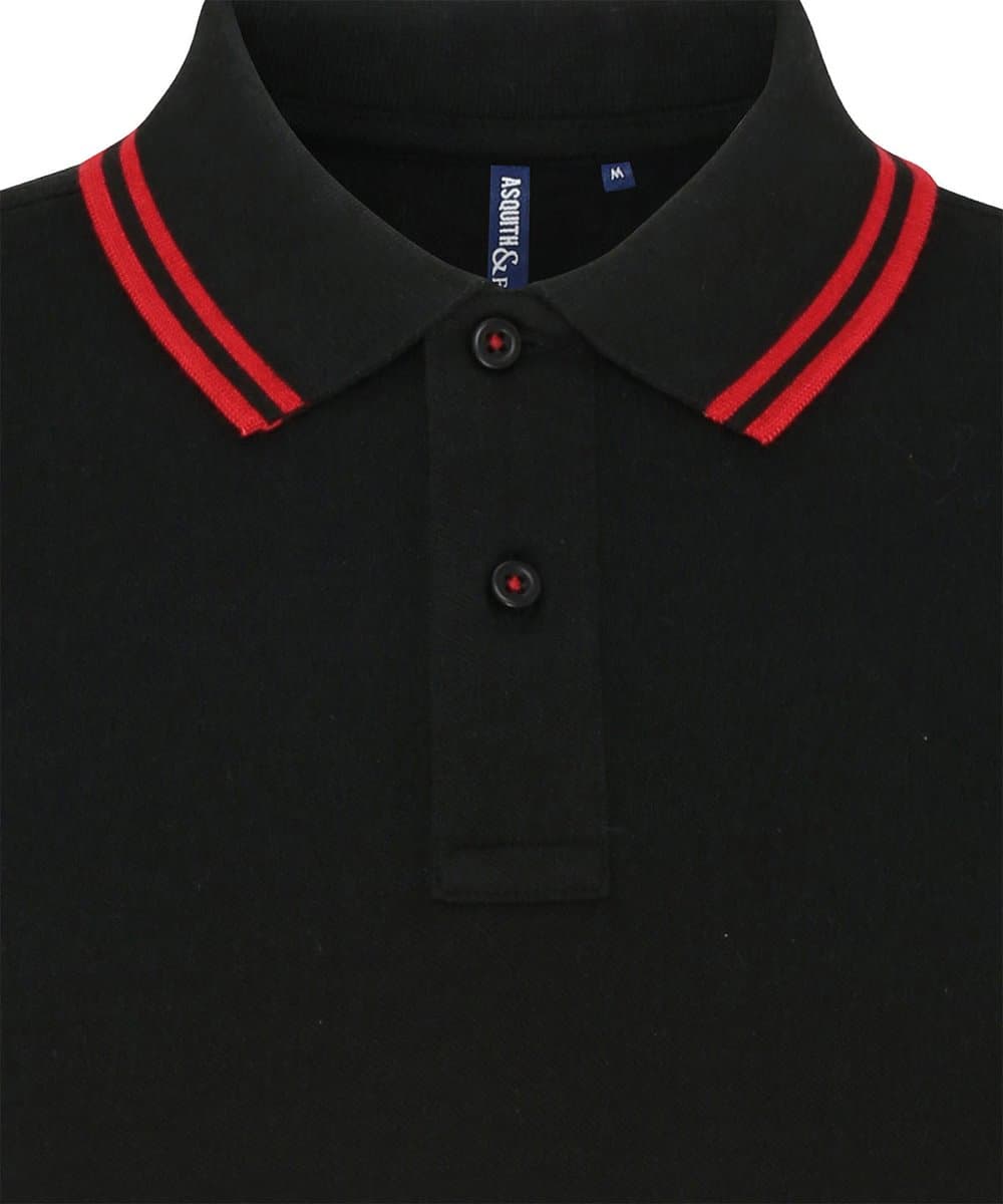 Women's classic fit tipped polo 2