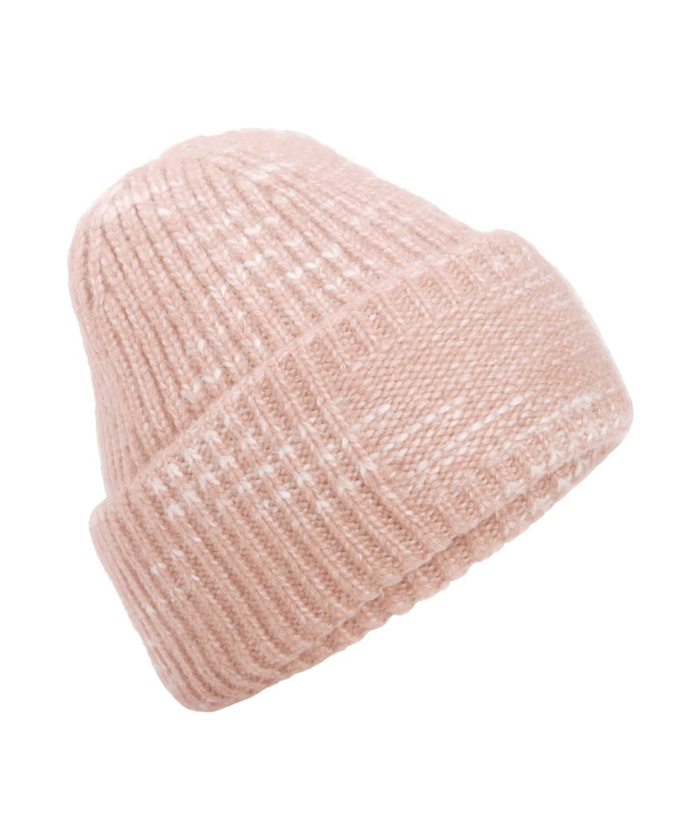 Chunky knit reverse patch beanie 5