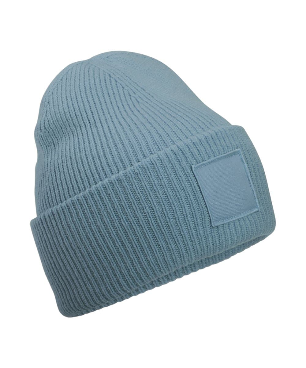 Deep-cuffed tonal patch beanie 4