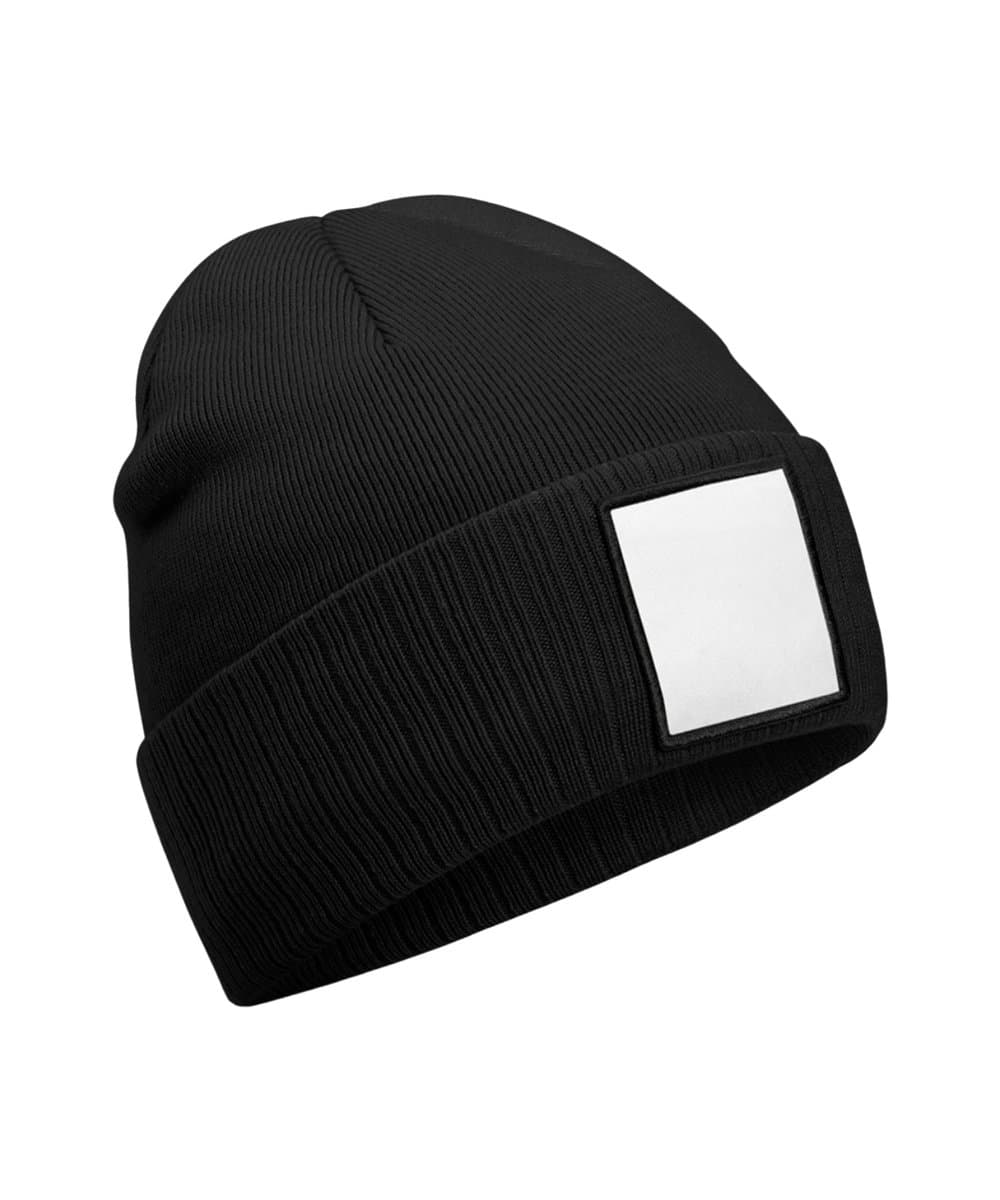 Appliqué patch beanie 3