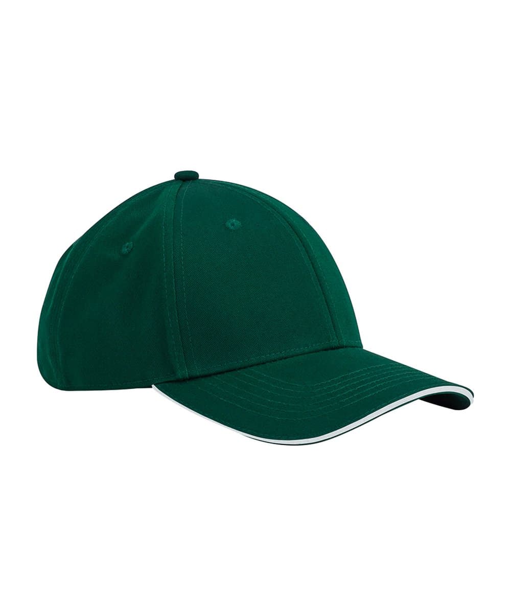 EarthAware® classic organic cotton 6-panel cap – sandwich peak 2