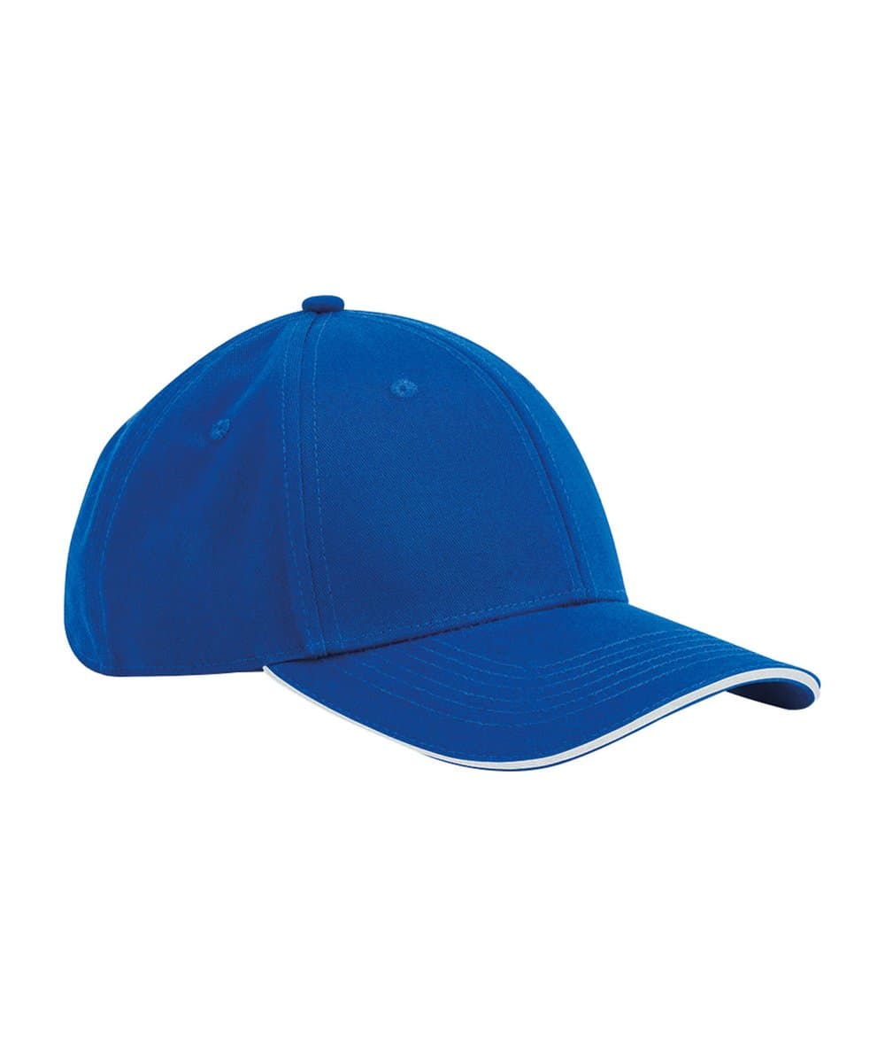 EarthAware® classic organic cotton 6-panel cap – sandwich peak 4