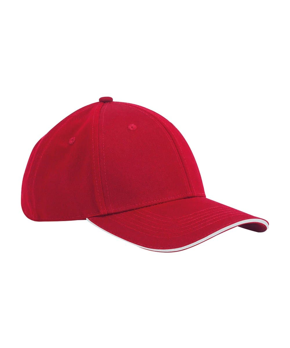 EarthAware® classic organic cotton 6-panel cap – sandwich peak 5