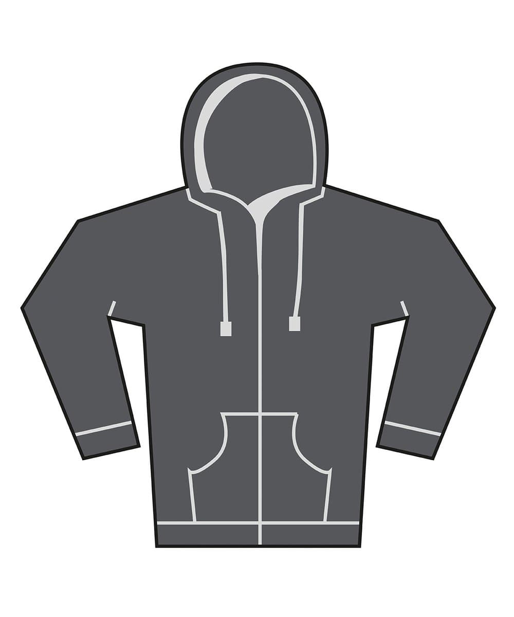 Unisex heavy full-zip hoodie 2