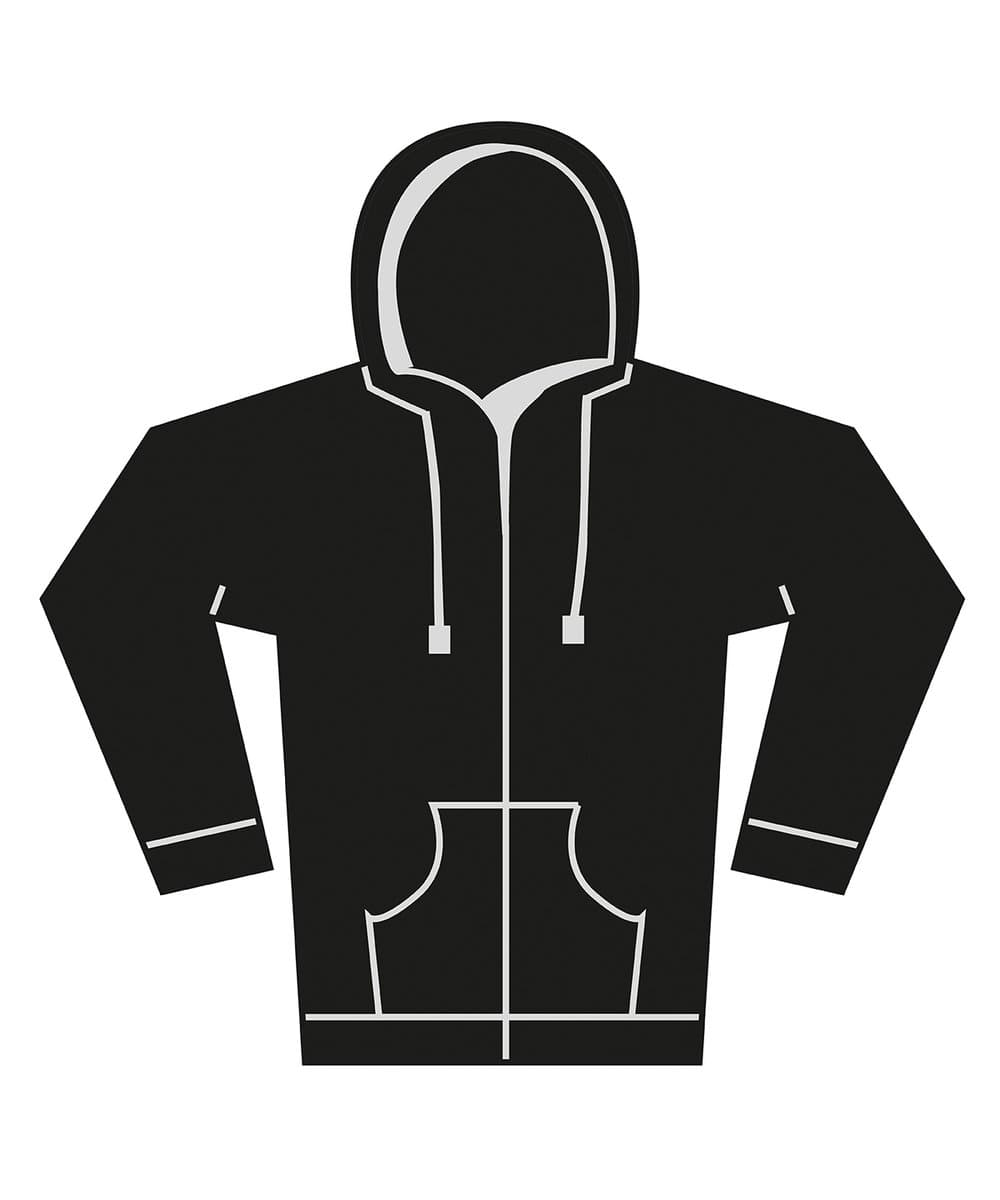 Unisex heavy full-zip hoodie 3