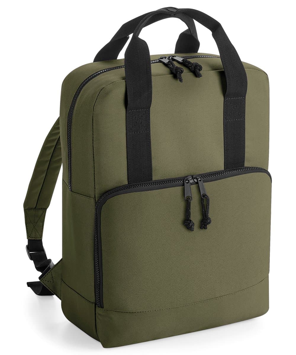 Recycled twin handle cooler backpack 3