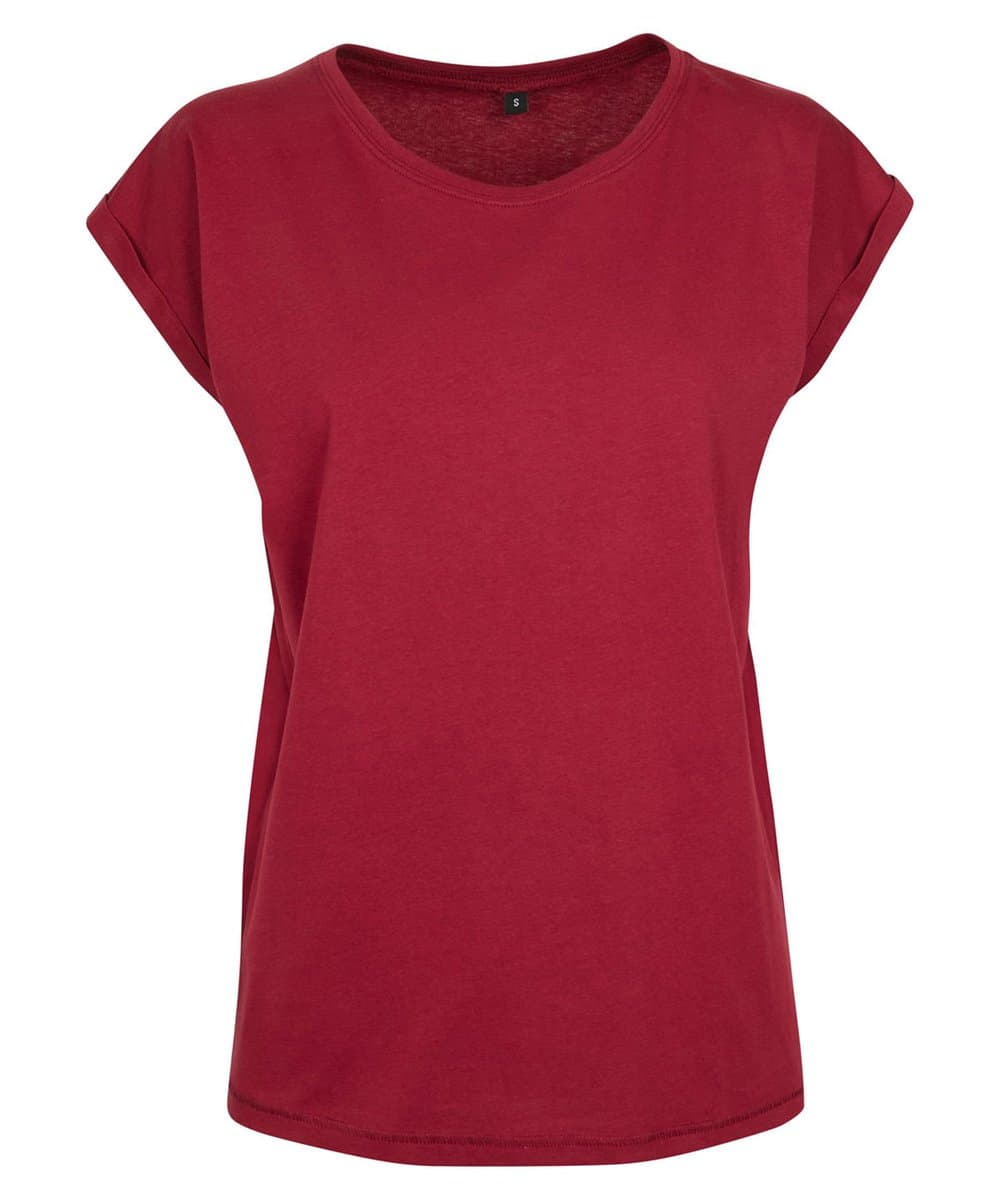 Women's extended shoulder tee 3
