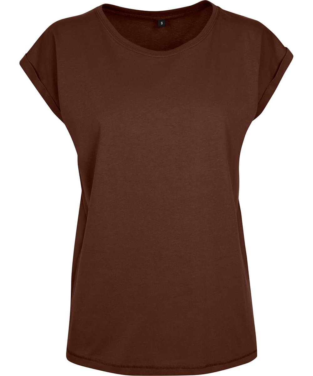 Women's extended shoulder tee 4