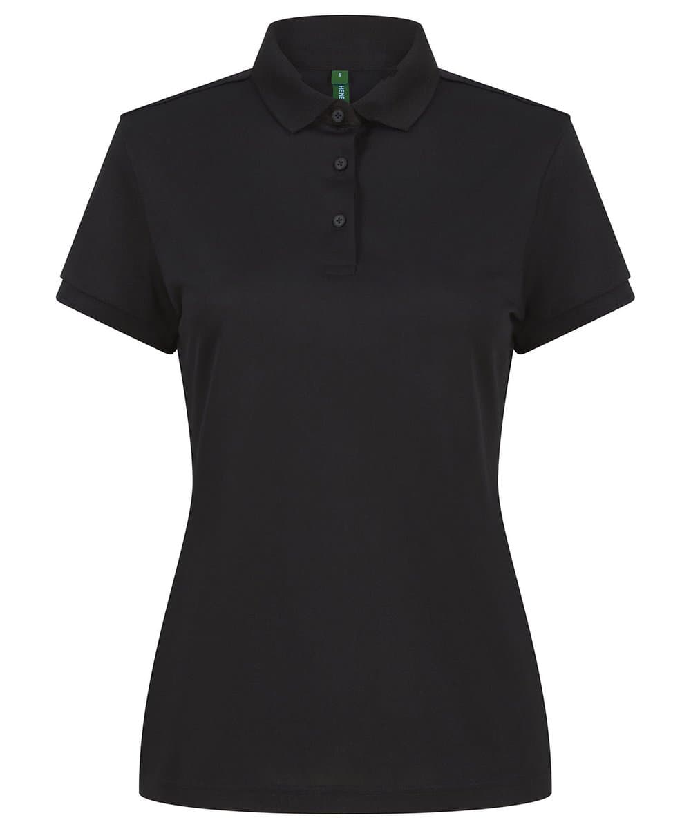 Women’s recycled polyester polo shirt 2