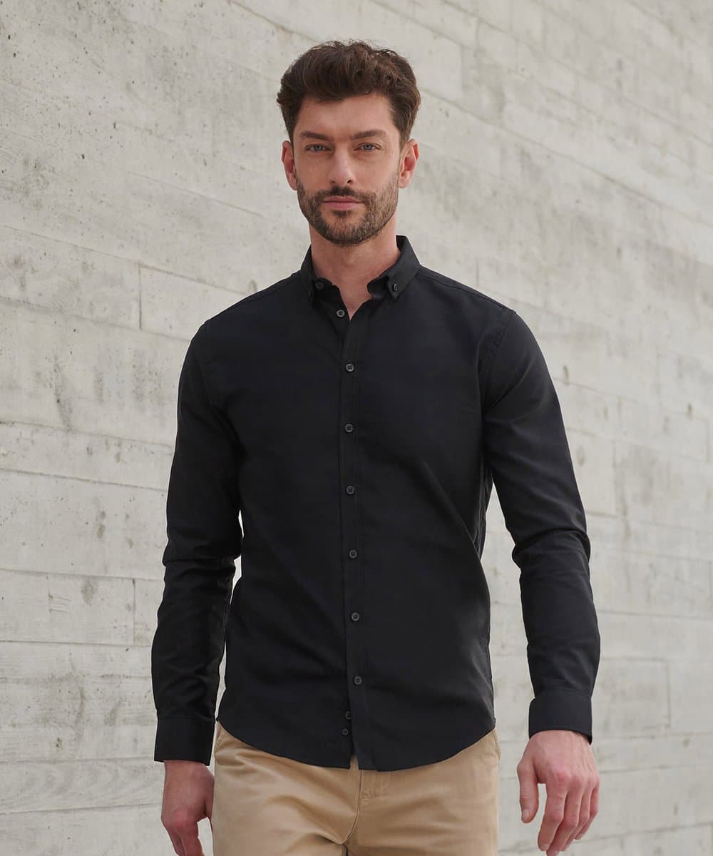 Modern long sleeve Oxford shirt 1