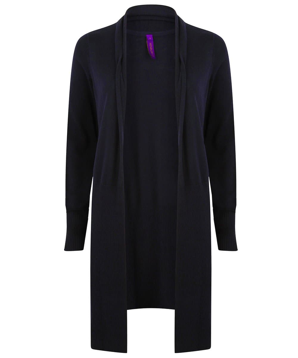 Women's longline open cardigan 4