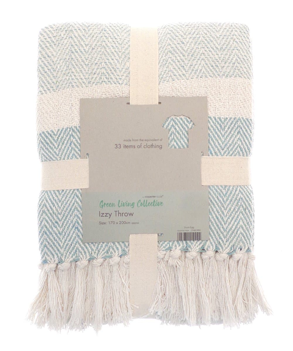 Izzy recycled throw 2